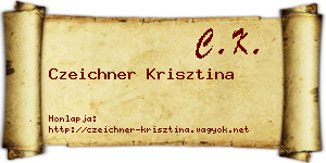 Czeichner Krisztina névjegykártya
